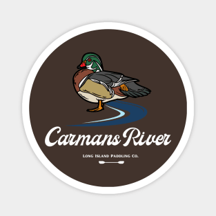 Long Island Paddling Co Carmans River Wood Duck Magnet